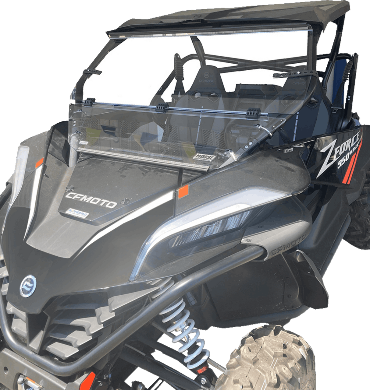 MOOSE UTILITY Full Folding Windshield - Z950 LEMA100-0050