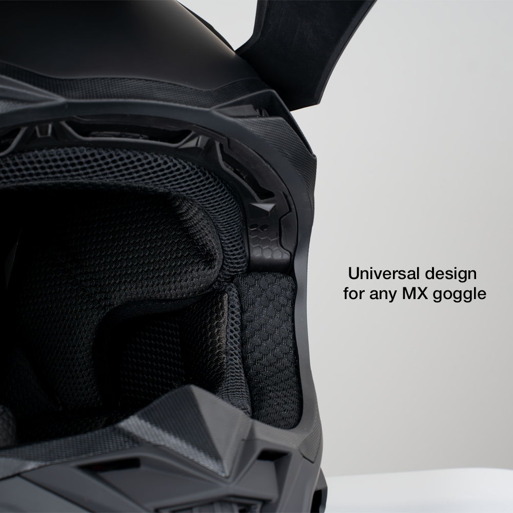 Daytona Tactic Off Road Helmet - D.O.T. & ECE - Dull Black