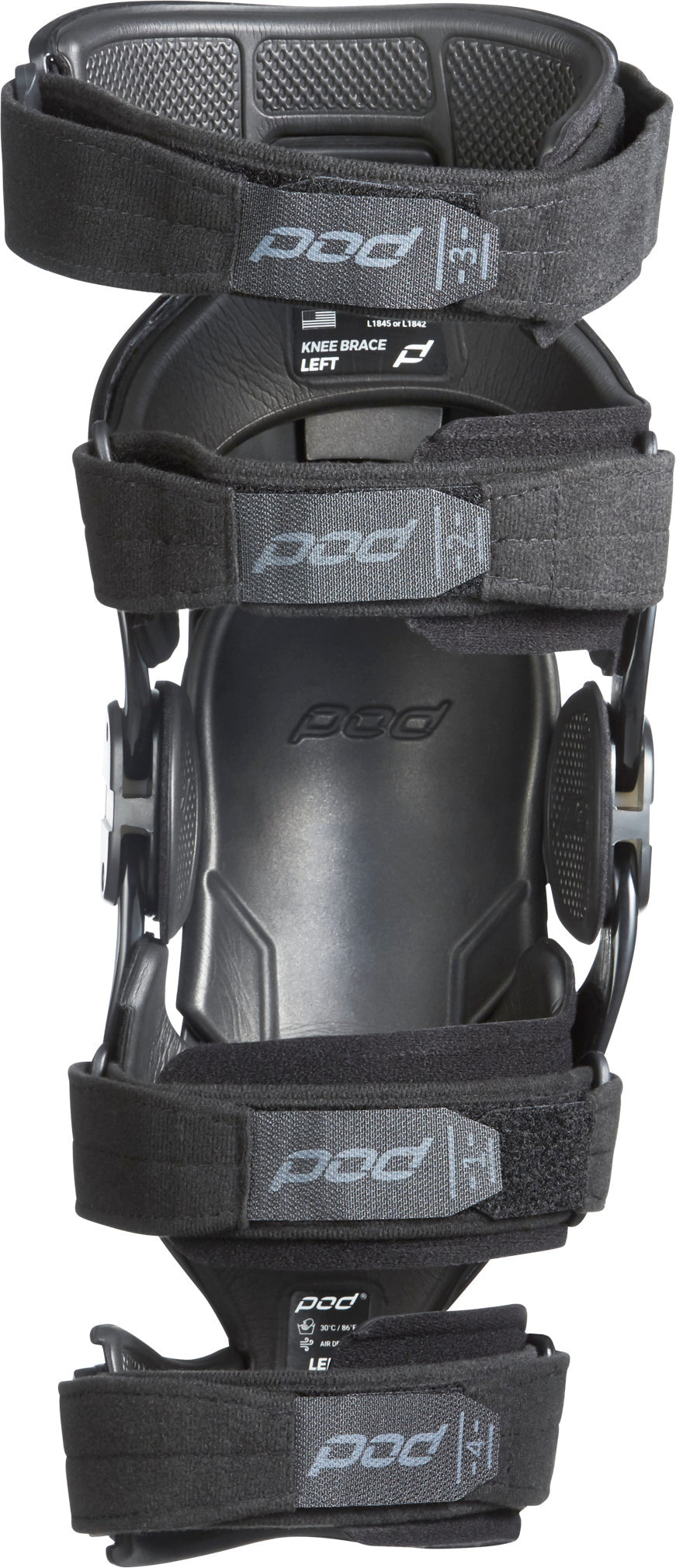 K8 2.0 Knee Brace Lt Carbon/Silver Md - Cycle City Outdoors