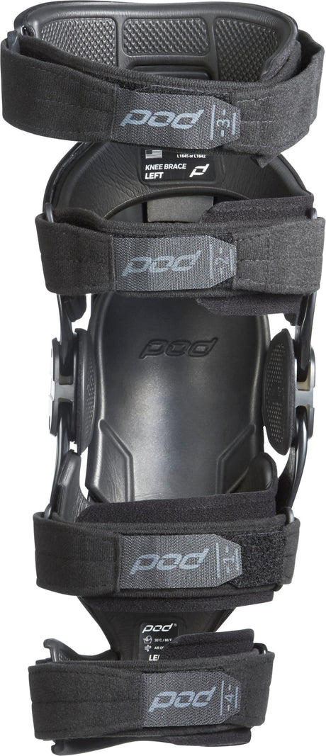 K8 2.0 Knee Brace Pr Carbon/Silver Lg - Cycle City Outdoors