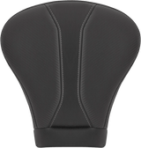 SADDLEMEN Dominator Pillion Pad - Extended Reach/Touring - Black with Gray Stitching - FLH/FLT '08-'22 (Part No: 808-07B-0142EXT)