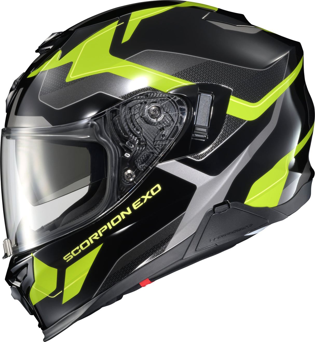Scorpion - Exo T520 Full Face Helmet Zuse Black/Hi Viz Xl