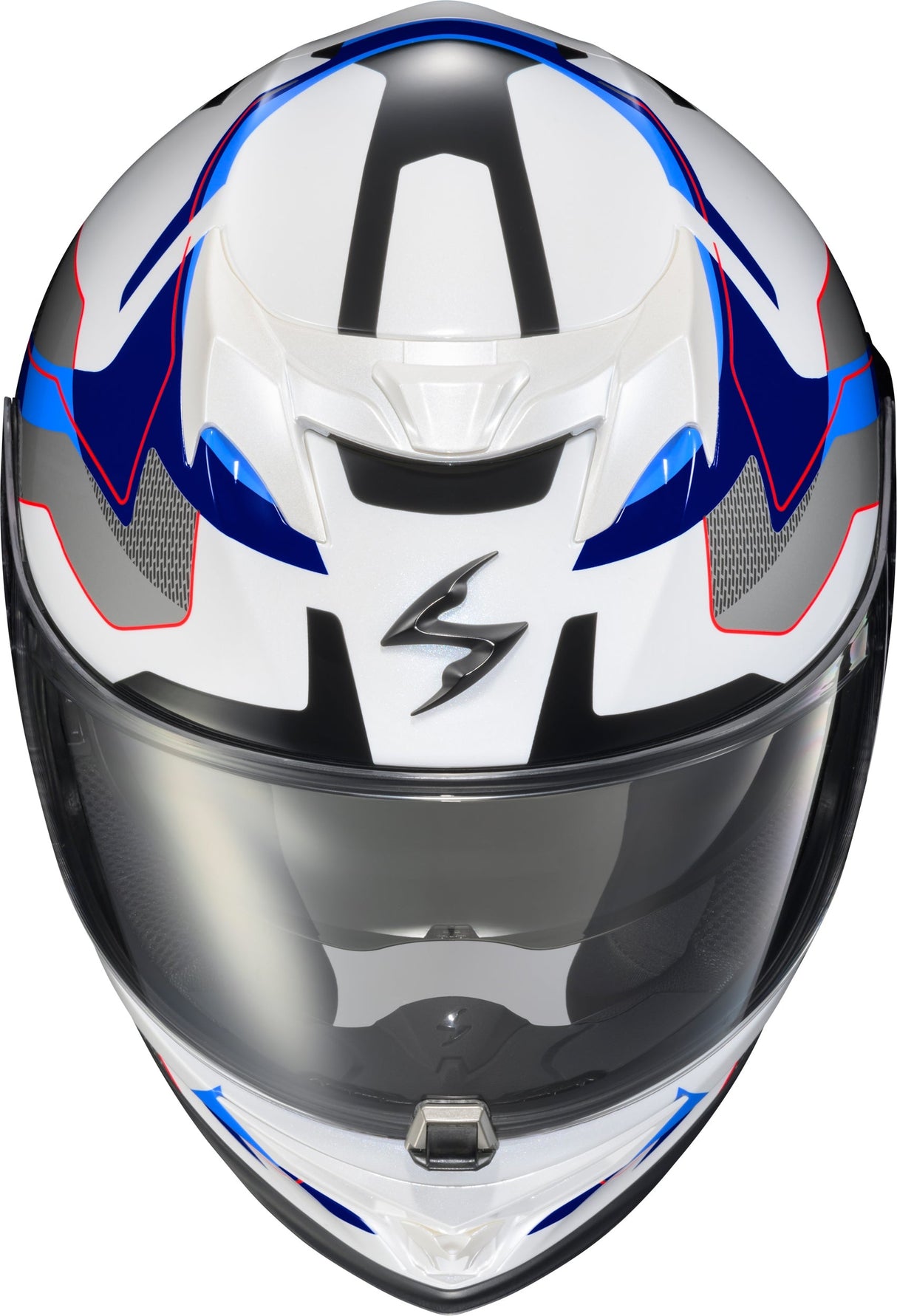 Scorpion - Exo T520 Full Face Helmet Zuse White/Blue 2x