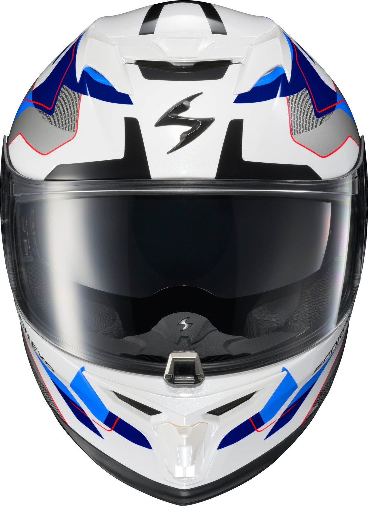 Scorpion - Exo T520 Full Face Helmet Zuse White/Blue 2x