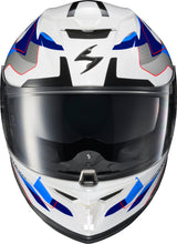 Scorpion - Exo T520 Full Face Helmet Zuse White/Blue 2x