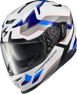 Scorpion - Exo T520 Full Face Helmet Zuse White/Blue 2x