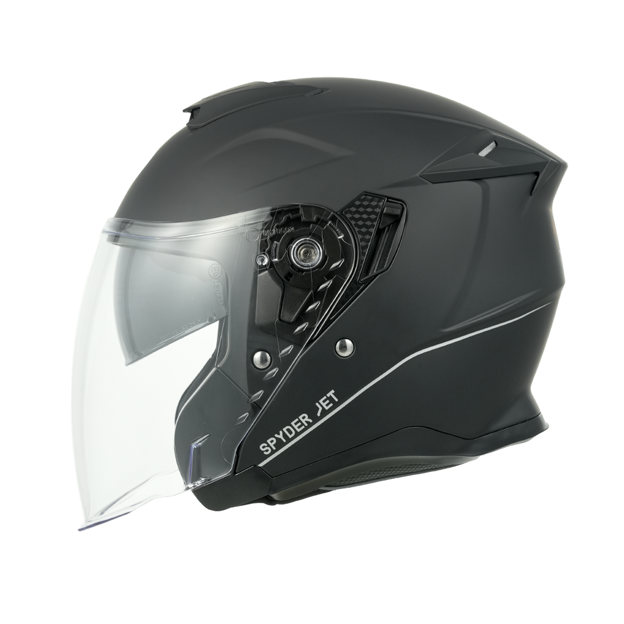 Daytona Spyder Jet- Dull Black D.O.T. & ECE approved