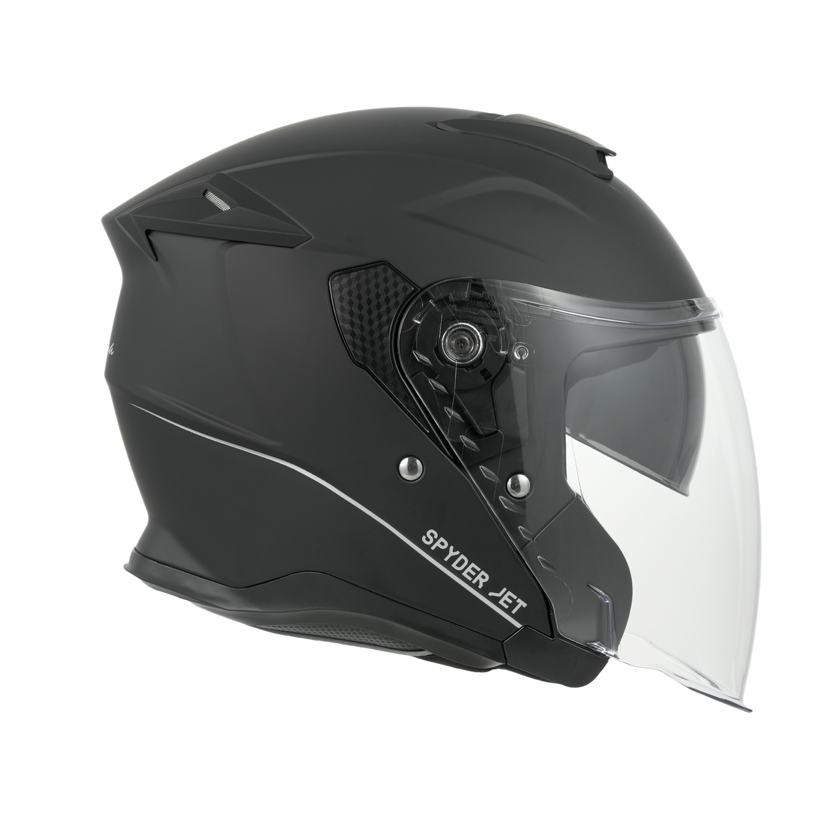 Daytona Spyder Jet- Dull Black D.O.T. & ECE approved
