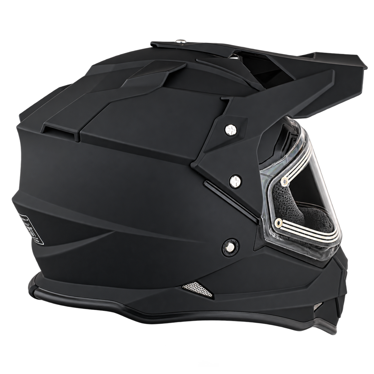 Daytona Fahrenheit- D.O.T. - Dull Black - Snow Helmet