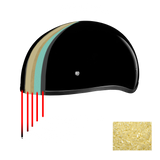 DOT Approved Daytona Skull Cap Half Shell Motorcycle Helmet - Beanie Style for Motorcycles, Cruisers, Scooters, and Mopeds - Black Cherry