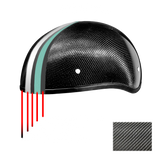 D.O.T. Daytona Skull Cap W/O Visor- Grey Carbon Fiber