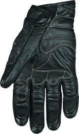 Speed and Strength Rust and Redemption Leather Gloves Black - Small - Cycle City Outdoors