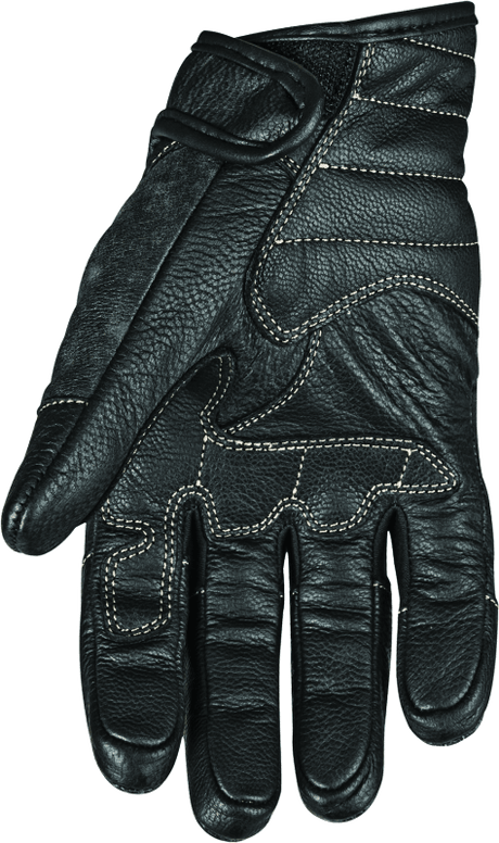 Speed and Strength Rust and Redemption Leather Gloves Black - Small - Cycle City Outdoors