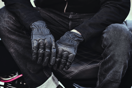 Speed and Strength Rust and Redemption Leather Gloves Black - Small - Cycle City Outdoors