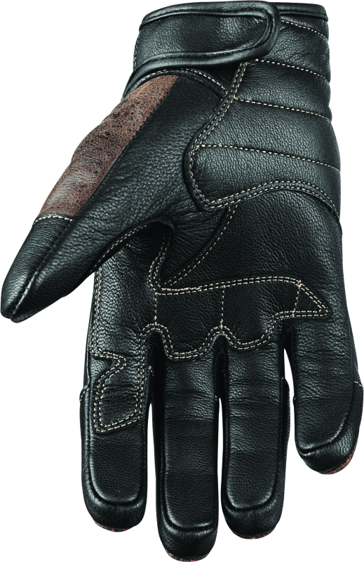 Speed and Strength Rust and Redemption Leather Gloves Brown - Small - Cycle City Outdoors