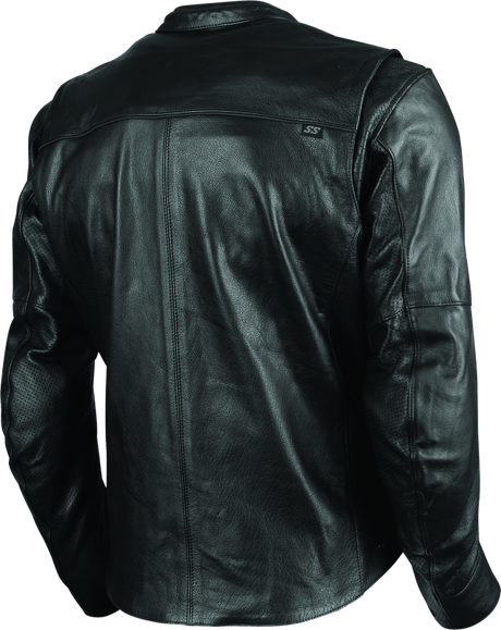 Speed and Strength Band of Brothers Leather Jacket Black - Small - Cycle City Outdoors