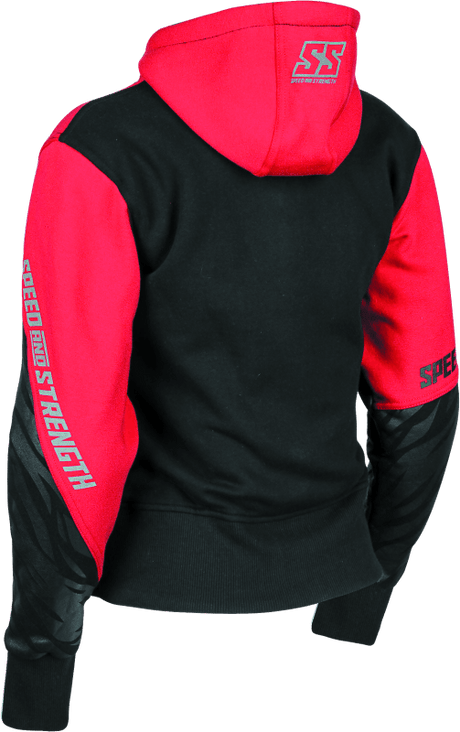 Speed and Strength Cat Outa Hell Hoody Red/Black Womens - XS - Cycle City Outdoors