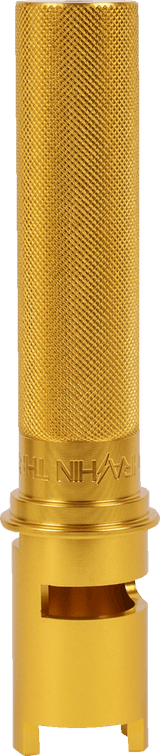 THRASHIN SUPPLY CO. Throttle Tube - Knurled - 1" - Gen 2 TBW - Gold TSC-2806-5