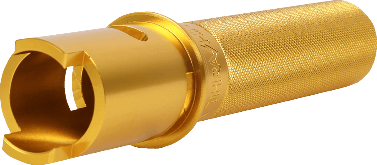 THRASHIN SUPPLY CO. Throttle Tube - Knurled - 1" - Gen 2 TBW - Gold TSC-2806-5