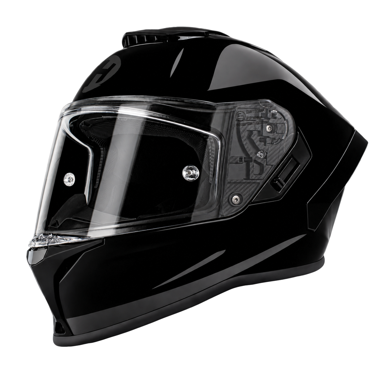 Daytona D.O.T. & ECE Daytona Viper- Hi-Gloss Black Motorcycle Helmet