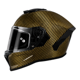 Daytona Viper Full Face Helmet (Gold Carbon Fiber)