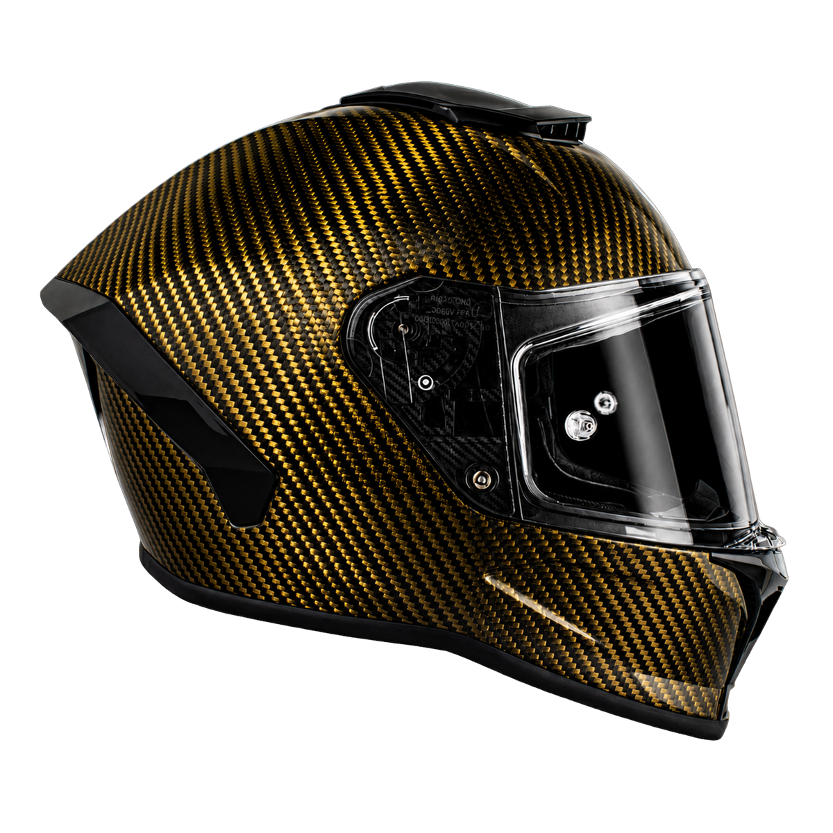 Daytona Viper Full Face Helmet (Gold Carbon Fiber)