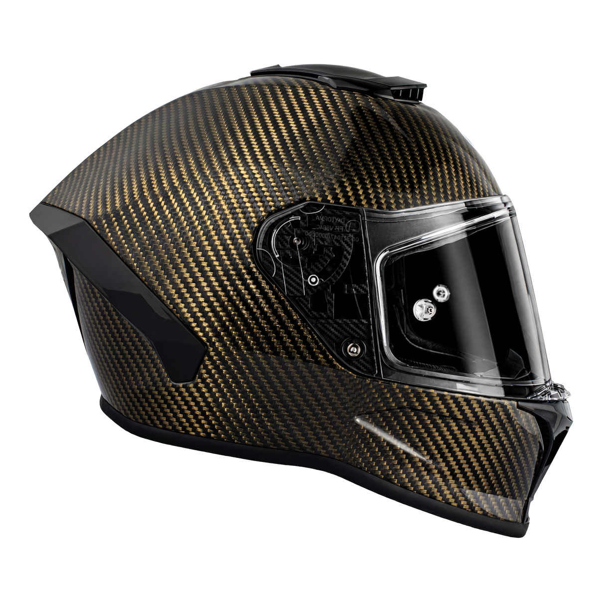 Daytona D.O.T. & ECE Daytona Viper- Gold Carbon Fiber