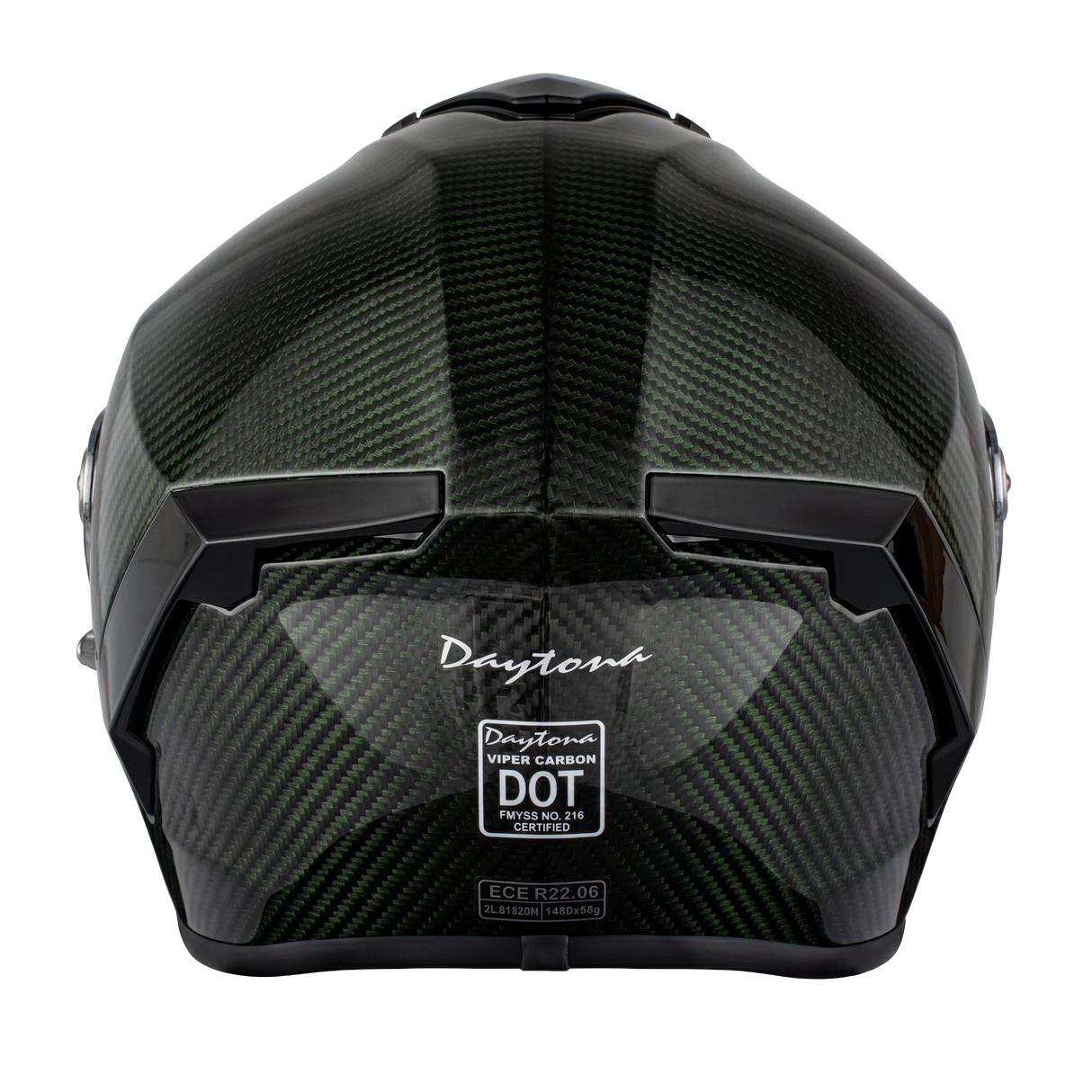 Daytona - D.O.T. & ECE Daytona Viper- Green Carbon Fiber