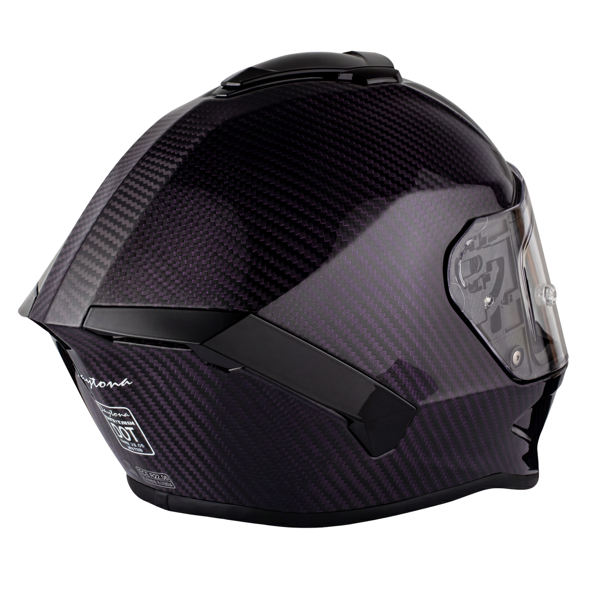 Daytona D.O.T. & ECE Daytona Viper- Purple Carbon Fiber Motorcycle Helmet
