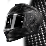 Daytona D.O.T. & ECE Daytona Viper- Silver Carbon Fiber Motorcycle Helmet