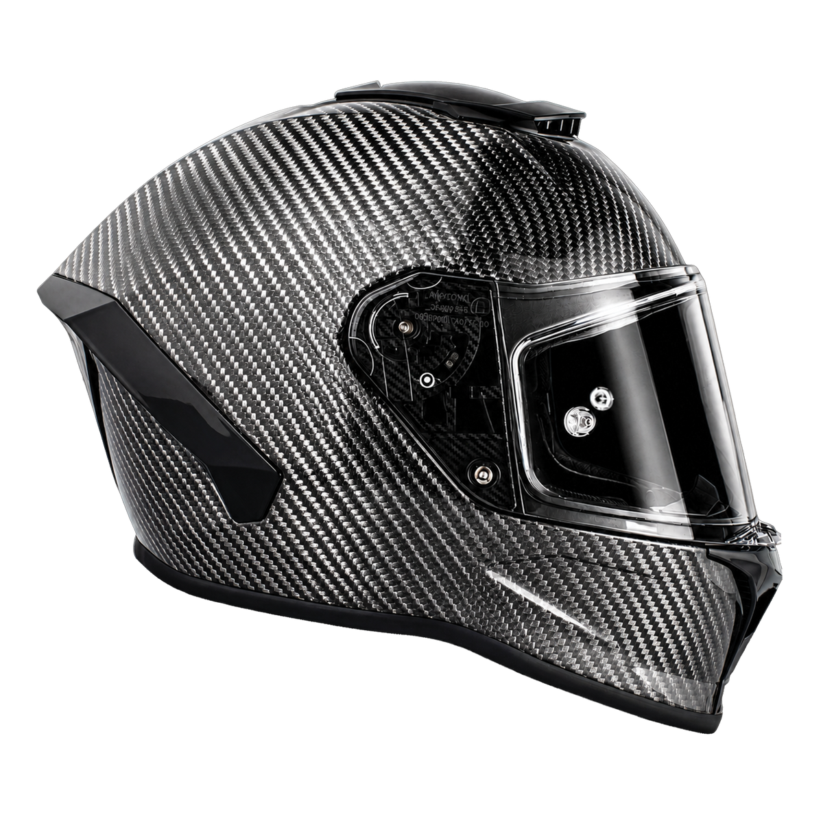 Daytona D.O.T. & ECE Daytona Viper- Silver Carbon Fiber Motorcycle Helmet