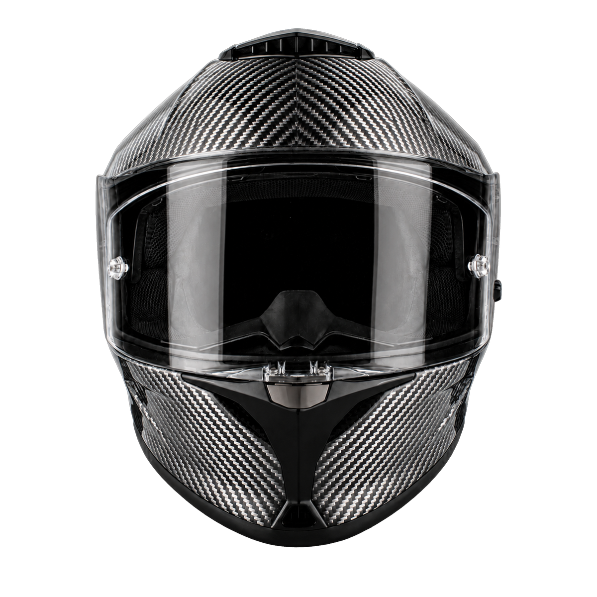 Daytona D.O.T. & ECE Daytona Viper- Silver Carbon Fiber Motorcycle Helmet