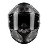 Daytona D.O.T. & ECE Daytona Viper- Silver Carbon Fiber Motorcycle Helmet