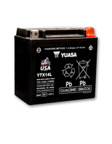 Yuasa YTX14L AGM Powersports Battery | 12V | Maintenance Free | YUAM7RH4L