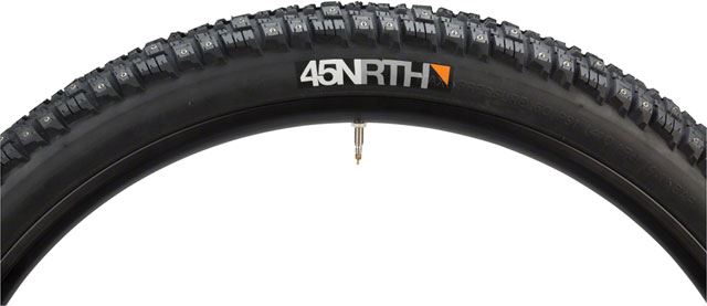 45NRTH Gravdal Studded Winter Road Tire - 26x2.0 | 216 Carbide Steel Studs | 33 TPI