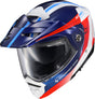 Exo At960 Modular Helmet Topographic 2 Red/Wht/Blue Md