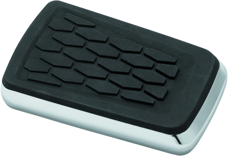 Kuryakyn Hex Brake Pedal Pad Chrome - Cycle City Outdoors