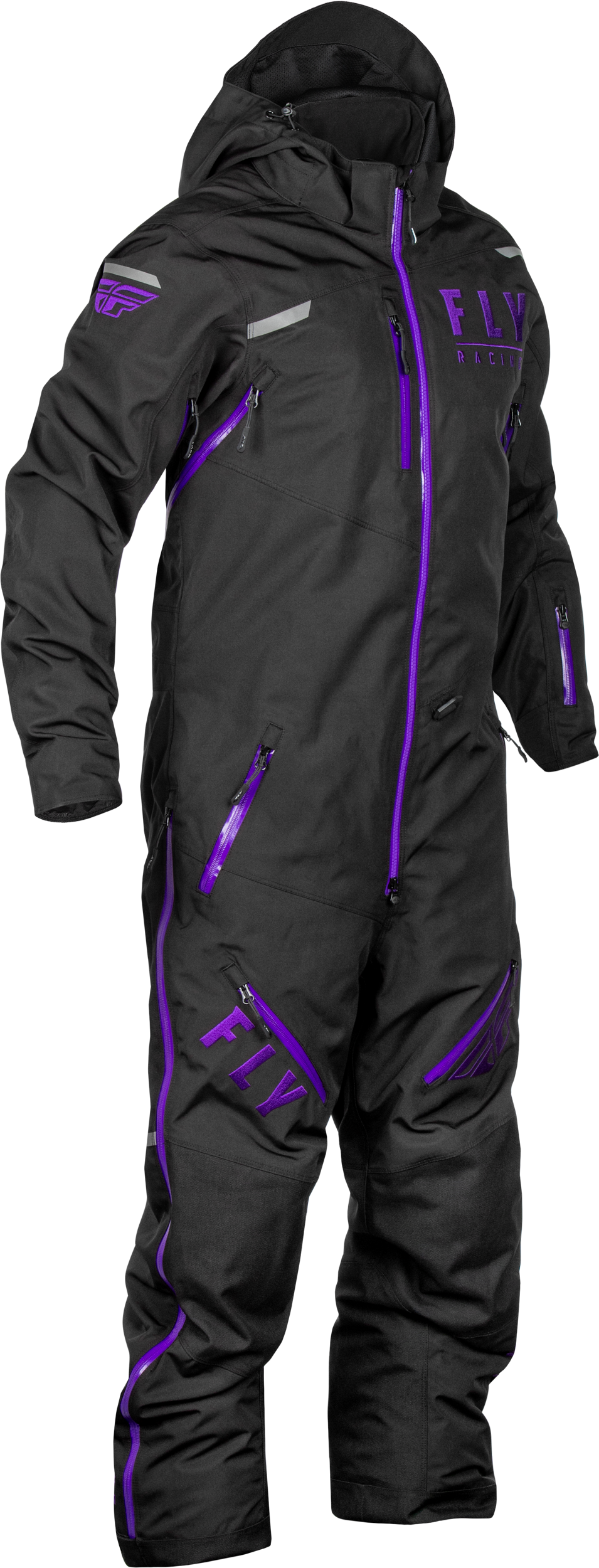 Fly Racing - Cobalt Shell Monosuit Black/Purple Sm