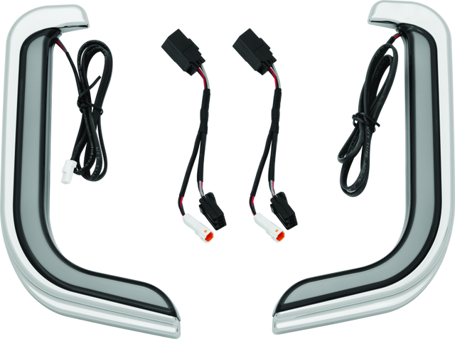 Kuryakyn Tracer LED Fairing Lower Accents Chrome - Cycle City Outdoors