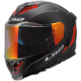 LS2 Assault III Solid Matte Black Red