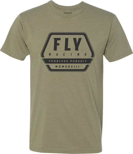 Fly Track Tee Khaki Sm - Cycle City Outdoors