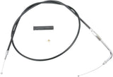 Drag Specialties 42" Black Vinyl Throttle Cable | Harley-Davidson Sportster Softail Dyna Touring V-Rod 1996–2022 | Also Fits Late Mikuni Carbs