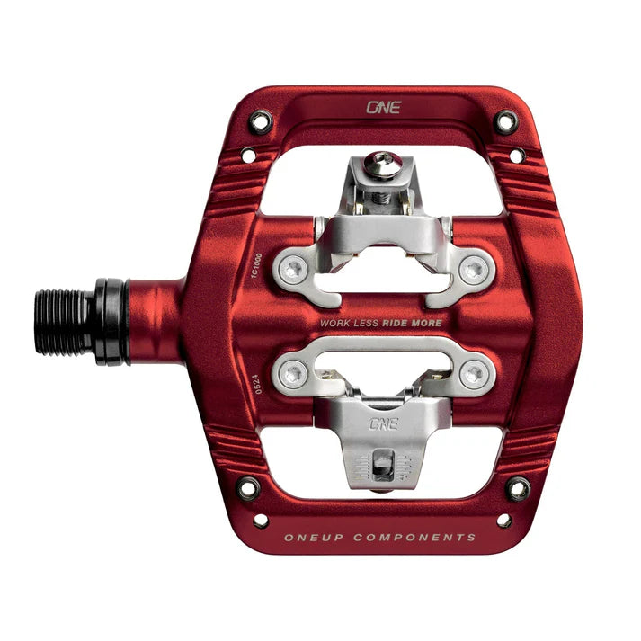 OneUp Clip Pedals Red