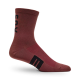 Fox Racing - 6 inch Flexair Merino Sock - Rust Brown - S/M