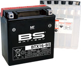 BS Battery BTX16-BS AGM Powersports Battery | 12V 14Ah 230 CCA | Acid Pack Included