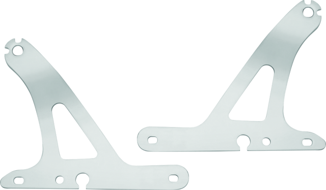 Kuryakyn Fixed Mounts Multi-Purpose Driver & Passenger Backrest 04-22 XL Models Chrome - Cycle City Outdoors