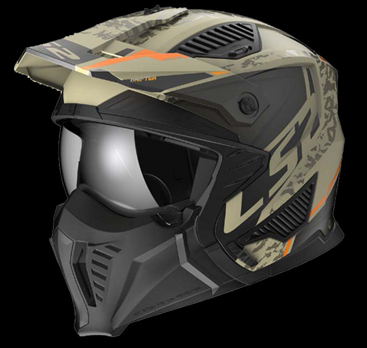LS2 - Drifter Devor Open Face Helmet