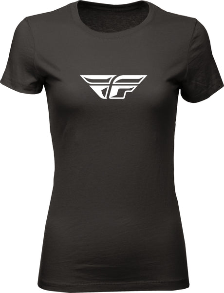 Women's Fly F Wing Tee Black Sm - Cycle City Outdoors