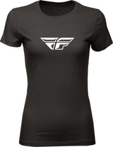 Women's Fly F Wing Tee Black Xl - Cycle City Outdoors