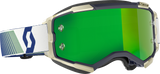 Fury Goggle Blue/Green Green Chrome Works